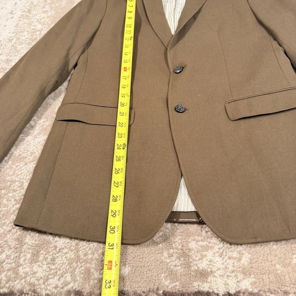 Banana Republic Heritage Collection Blazer Mens 40L Brown Preppy Academia Jacket
